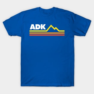 ADK Adirondacks Retro Vintage New York Mountains T-Shirt